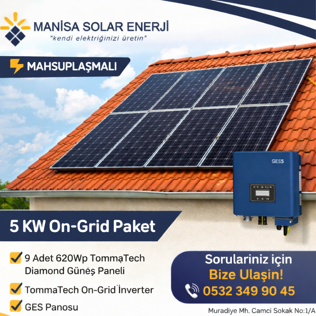 5 kW On-Grid Paket (Mahsuplaşmalı)